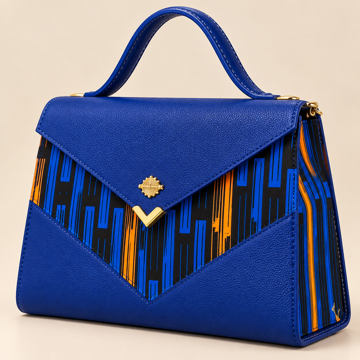 Sac à main bleu roi