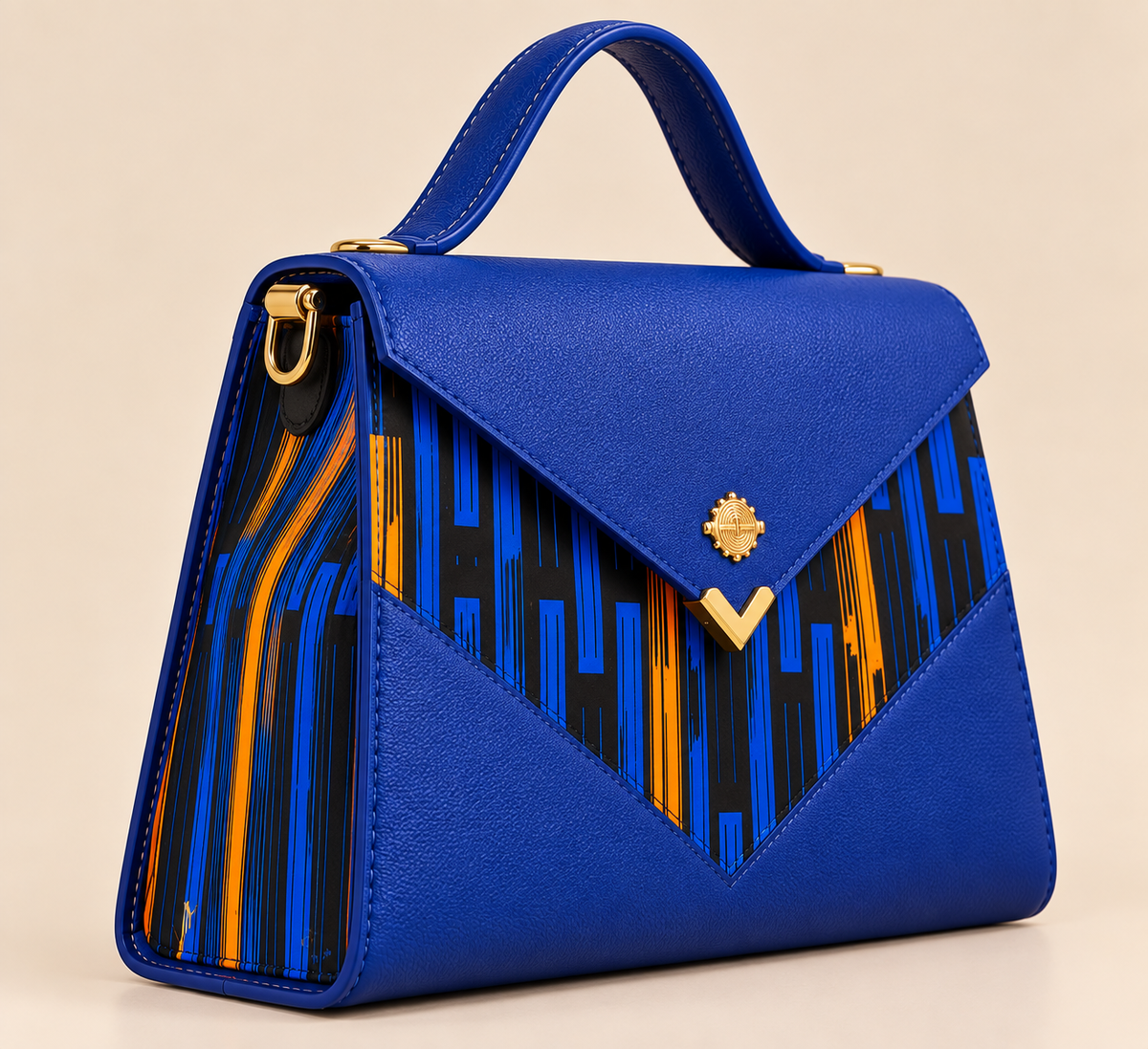Sac à main bleu roi