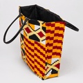 Sac cabas Wax Jaune & Bordeaux – Fait main - Aby Shop